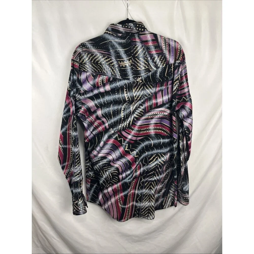 Roper Rodeo Multi-Colour & Patterned Western Cowboy Men's Size Large - Picture 5 of 8